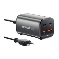 Зарядное устройство Essager 2xUSB-C + 2xUSB 67W GaN Фото