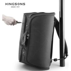 Рюкзак для ноутбука Kingsons 15.6" travel backpack Black Фото 4