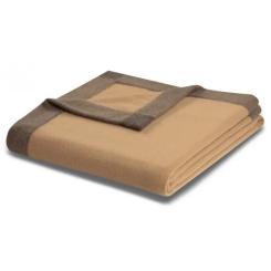 Плед Biederlack Plaid Prado camel 150х210 Фото