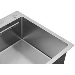 Мойка кухонная Kroner KRPGeburstet-6350HM Фото 7