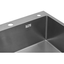 Мойка кухонная Kroner KDBrush6050HM Фото 5