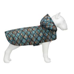 Дождевик для животных WAUDOG Clothes з капюшоном "Луска" S Фото 1