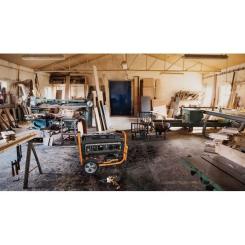 Генератор Neo Tools 230V, kW, електростартер, AVR Фото 1