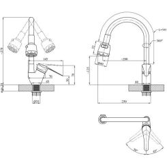 Смеситель Agua Sevilla-C039MOR Фото 6