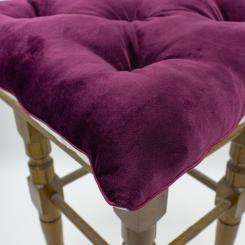 Подушка на стул MirSon 28-0002 Excalibur Velvet 50х50 см Фото 3