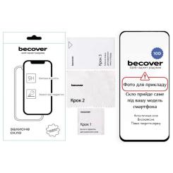 Стекло защитное BeCover 10D Infinix Hot 60i (X6730) Black Фото 1