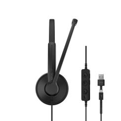 Наушники Epos Impact 100 MS Stereo USB-C+A Black Фото 4