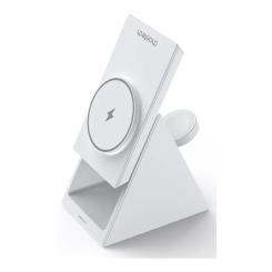 Зарядное устройство Choetech Wireless magnetic 3-in-1 15W white Фото 1