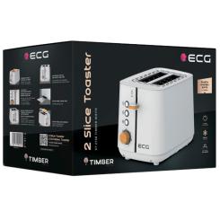 Тостер ECG ST 2768 Timber White Фото 9
