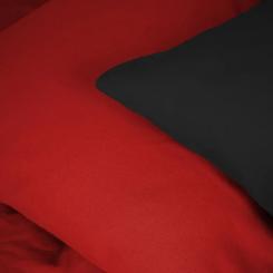 Постельное белье MirSon 002-009 Black/Red Фланель 2x143x210 С Фото 3