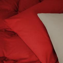 Постельное белье MirSon 004-009 Cappuchino/Red Фланель 2x143x210 Сімейний Фото 2