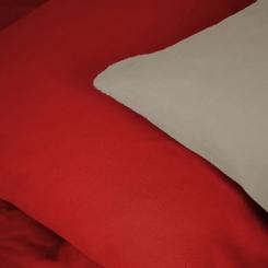 Постельное белье MirSon 004-009 Cappuchino/Red Фланель 2x143x210 Сімейний Фото 3