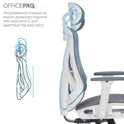 Офисное кресло OfficePro Atlas OC630-W-DG-DG Фото 8