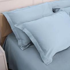 Постельное белье MirSon Tencel №04 Blue 2x160x220 Семейный Евро Фото 4