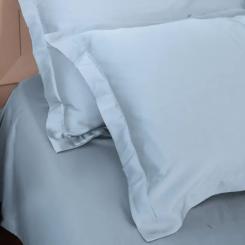 Постельное белье MirSon Tencel №04 Blue 2x160x220 Семейный Евро Фото 5
