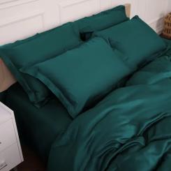 Постельное белье MirSon Tencel №07 Emerald 2x143x210 Сімейний Фото 6