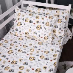 Постельное белье MirSon 014 Lion Фланель 175х210 двуспальный Фото 5