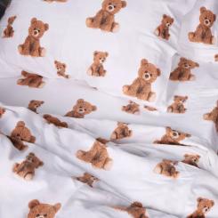 Постельное белье MirSon 017 Teddy Фланель 200x220 Евро Фото 3