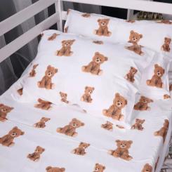 Постельное белье MirSon 017 Teddy Фланель 200x220 Евро Фото 4