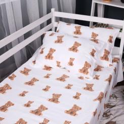 Постельное белье MirSon 017 Teddy Фланель 200x220 Евро Фото 5