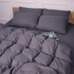 Постельное белье MirSon 001 Ash grey Фланель 175х210 Двуспальный Фото 10