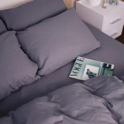 Постельное белье MirSon 001 Ash grey Фланель 175х210 Двуспальный Фото 11