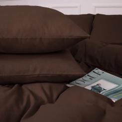 Постельное белье MirSon 003 Brown Фланель 175х210 Двуспальный Фото 3
