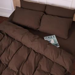 Постельное белье MirSon 003 Brown Фланель 175х210 Двуспальный Фото 4