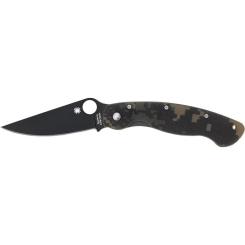 Нож Spyderco Military Black Blade camo Фото