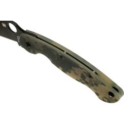 Нож Spyderco Military Black Blade camo Фото 4