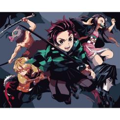 Картина по номерам Santi Demon Slayer Heroes 40х50 см Фото
