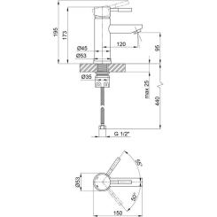 Смеситель Kroner Klassisch-ESG010 Фото 6