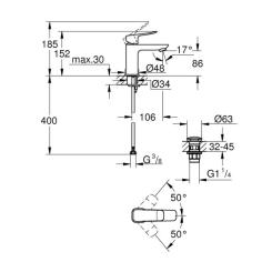 Смеситель Grohe QuickFix 1018572430 Фото 4