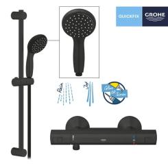Душевой гарнитур Grohe QuickFix Start Black Фото 7