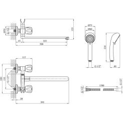 Смеситель Kroner Hamburg-C070 Фото 7
