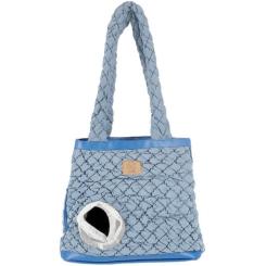 Переноска для животных MISOKO&CO 40x18x38 см темно-синя Фото