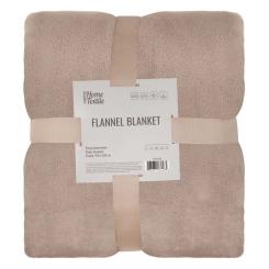 Плед Ardesto Flannel 160х200см, 100% полиэстер, бежевый Фото