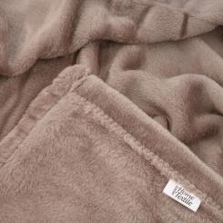 Плед Ardesto Flannel 160х200см, 100% полиэстер, бежевый Фото 3