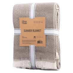 Плед Ardesto Summer 140х190см, 100% хлопок, коричневый Фото 3