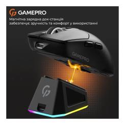 Мышка GamePro Genesis Airmaster Wireless/Bluetooth/USB Black Фото 9