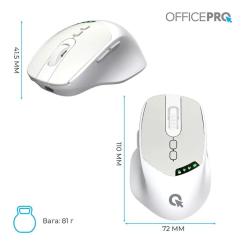Мышка OfficePro M520W Wireless/Bluetooth White Фото 11