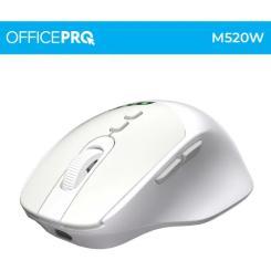 Мышка OfficePro M520W Wireless/Bluetooth White Фото 3