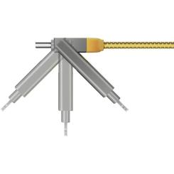 Дата кабель Rolling Square 6in1 inCharge XL 2.0m yellow Фото 4