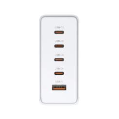 Зарядное устройство D-Link 4xUSB-C + 1xUSB PD240W GaN white Фото 1