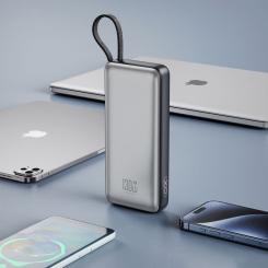 Батарея универсальная XO 20000mAh 130W, PD, QC Фото 4