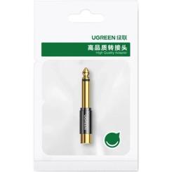 Переходник Ugreen 6.35mm M to RCA F AV169 black Фото 2