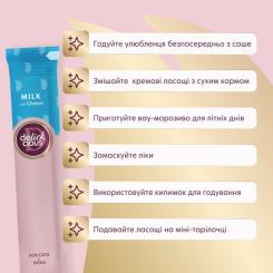 Лакомство для собак Delickcious молоко з сиром 4х15 г Фото 5