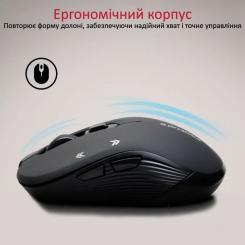 Мышка Promate Slider Wireless Black Фото 1