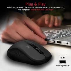 Мышка Promate Slider Wireless Black Фото 4