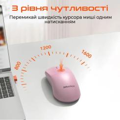 Мышка Meetion R546 Wireless Purple Фото 3